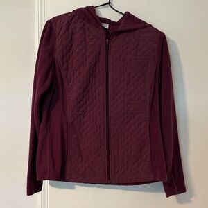 Women's Columbia Quilted Burgundy Jacket